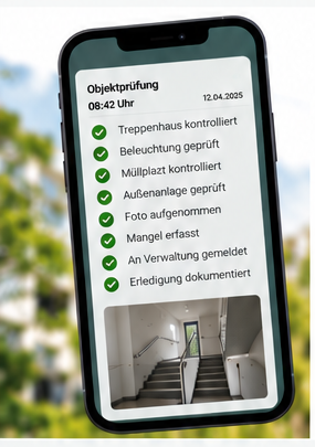 Beispiel einer digitalen Objektkontrolle